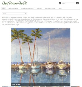 cindy parson website shot